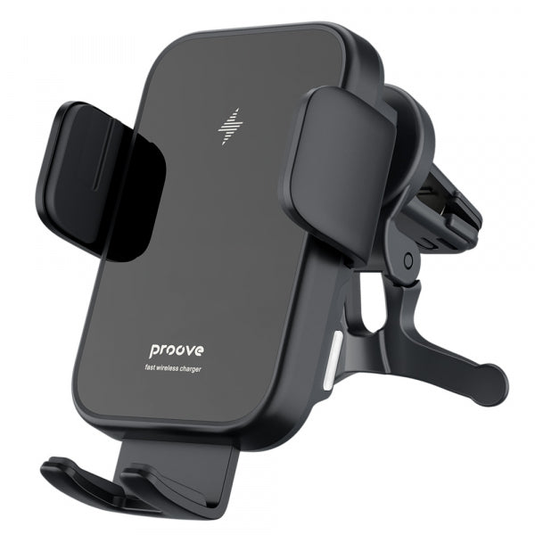 Proove Wireless Car Charger Triple Clamp, 15W, 1.67A, Black WHTC15010001