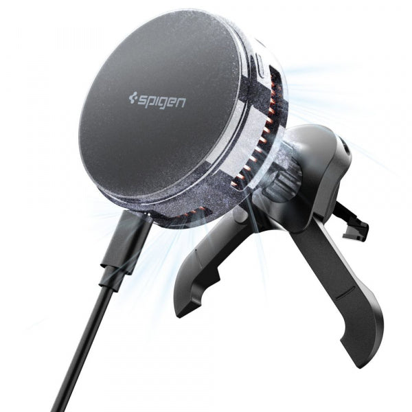 Spigen Wireless Car Charger Essential, 25W, 1.67A, Black ACP10511