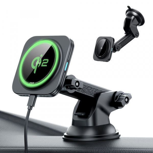 ESR Wireless Car Charger Halolock, 15W, 1.67A, Black