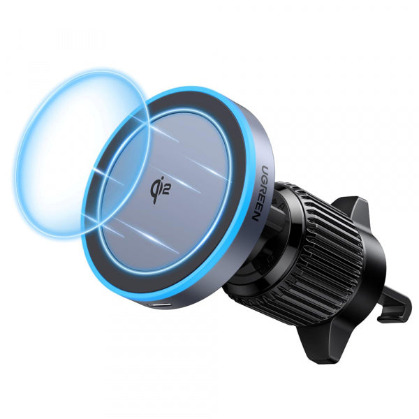 Ugreen Wireless Car Charger W708, 15W, 1.67A, Black