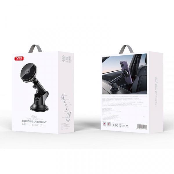 XO Design Wireless Car Charger CX017, 15W, 1.67A, Black