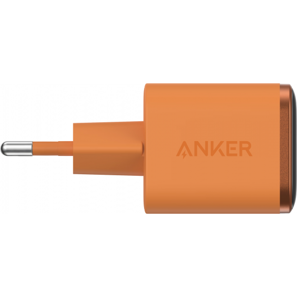 Anker Wall Charger Nano Display, 45W, 3A, 1 x USB-C, Orange A121DGO1