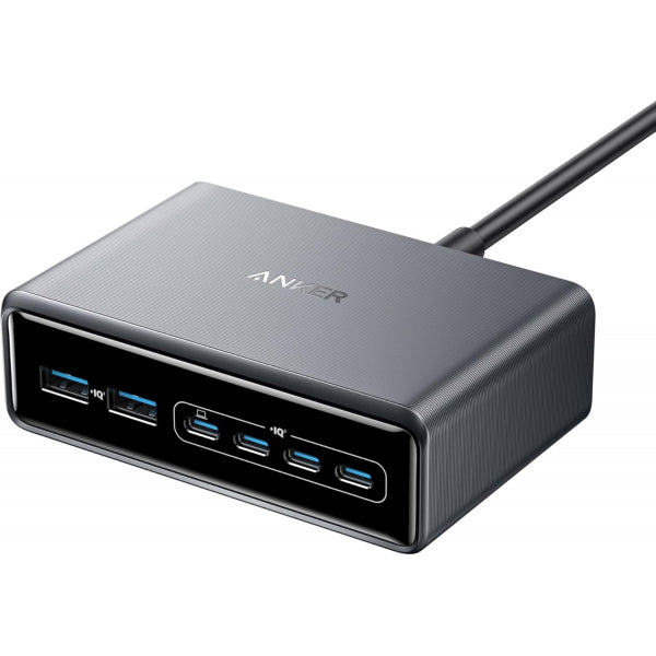 Anker Desktop Charger Prime, 200W, 3A, 2 x USB-A - 4 x USB-C, Black
