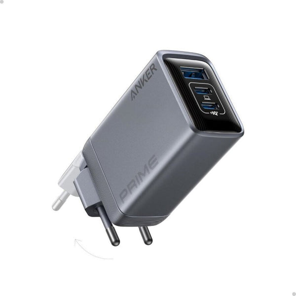 Anker Wall Charger Prime, 100W, 3A, 1 x USB-A - 2 x USB-C, Grey A2688341