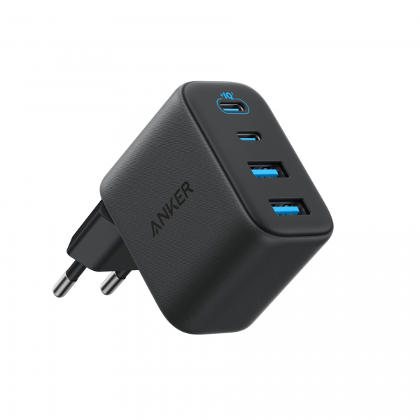 Anker Wall Charger Zolo, 50W, 3A, 2 x USB-A - 2 x USB-C, Black A121EG11