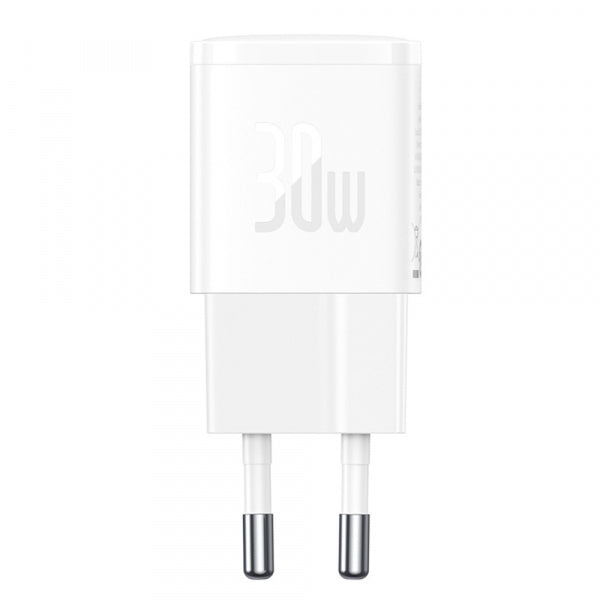 Baseus Wall Charger Cube Pro, 30W, 3A, 1 x USB-C, White CCXF000302