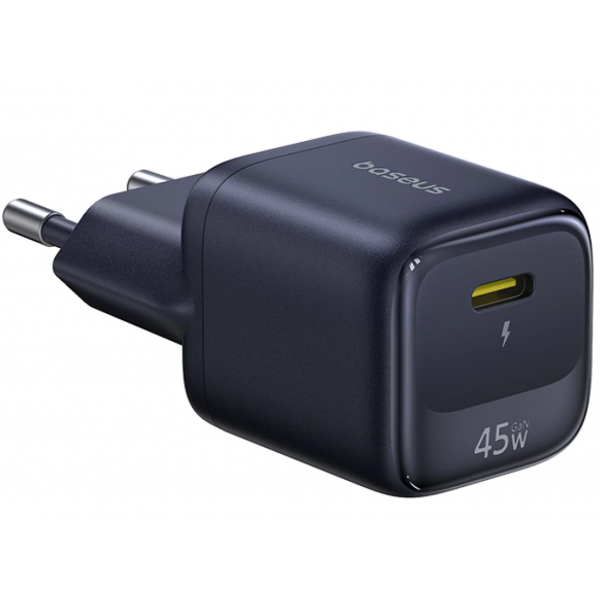Baseus Wall Charger EnerFill FN22, 45W, 3A, 1 x USB-C, Black E0123300