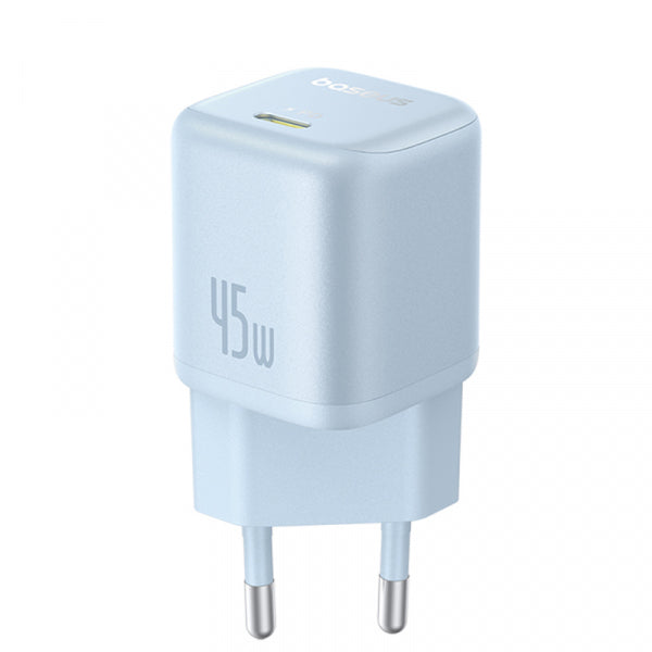 Baseus Wall Charger PicoGo, 45W, 3A, 1 x USB-C, Blue P10176800313-00