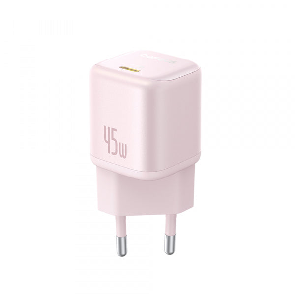 Baseus Wall Charger PicoGo, 45W, 3A, 1 x USB-C, Pink P10176800413-00