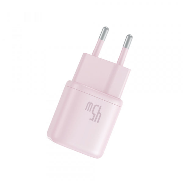 Baseus Wall Charger PicoGo, 45W, 3A, 1 x USB-C, Pink P10176800413-00