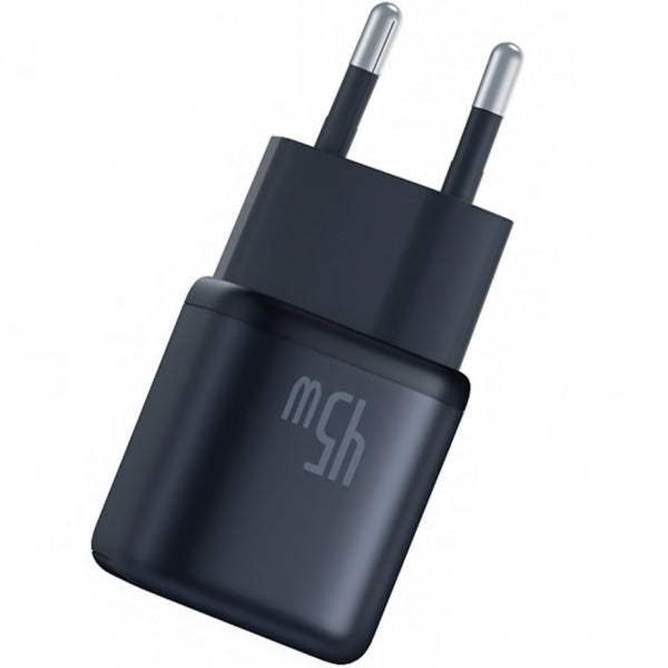 Baseus Wall Charger PicoGo, 45W, 3A, 1 x USB-C, Black P10176800123-00