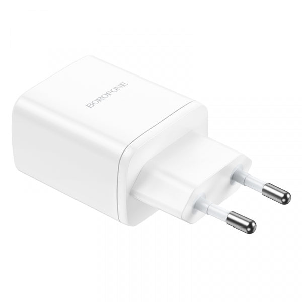 Borofone Wall Charger BN9, 35W, 3A, 2 x USB-C, White