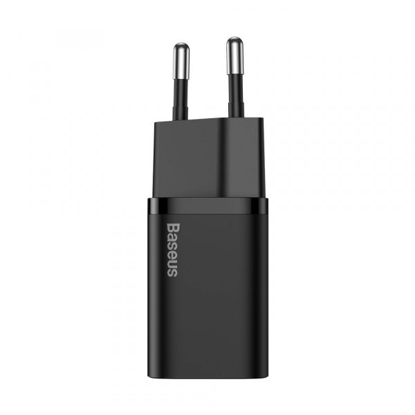 Baseus Wall Charger Super Si, 25W, 3A, 1 x USB-C, with USB-C Cable, Black TZCCSUP-L01