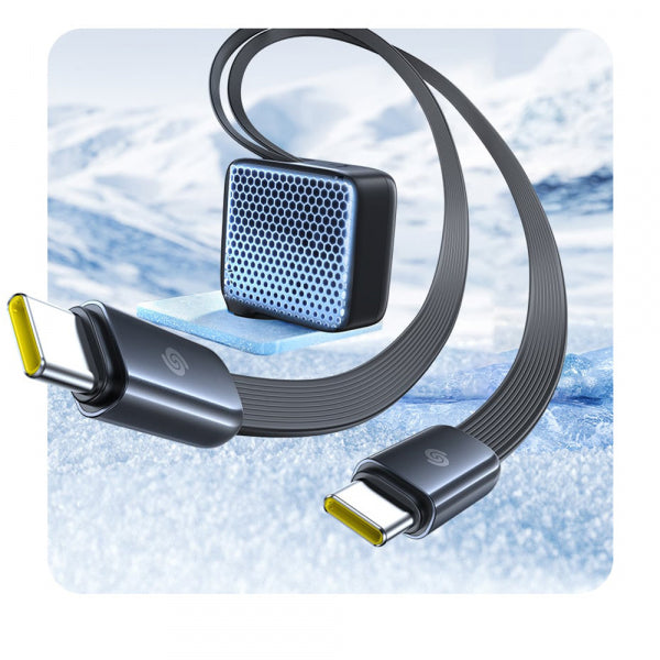 Baseus Wall Charger EnerCore CJ21, 67W, 3.35A, 1 x USB-C, with USB-C Cable, Black E0121D00