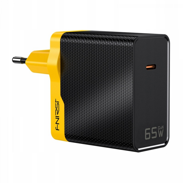 Fnirsi Wall Charger 65W, 3.25A, 1 x USB-C, Black