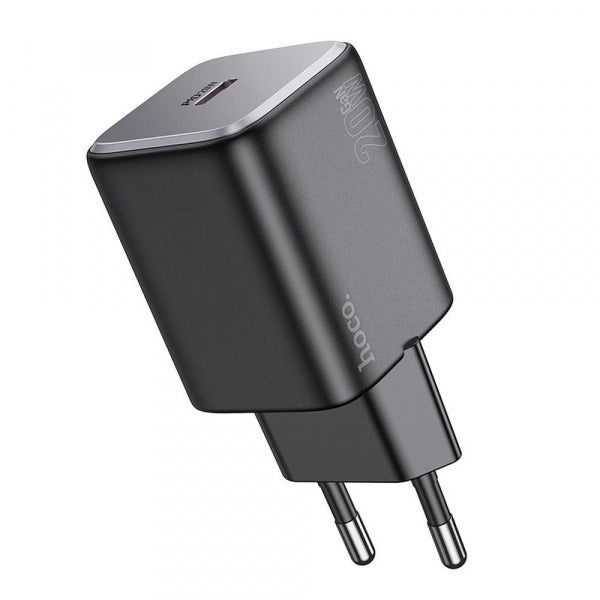 Hoco Wall Charger N40, 20W, 3A, 1 x USB-C, Black
