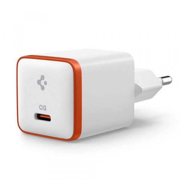 Spigen Wall Charger EE301EU Arcstation Essential, 30W, 3A, 1 x USB-C, White ACH08449