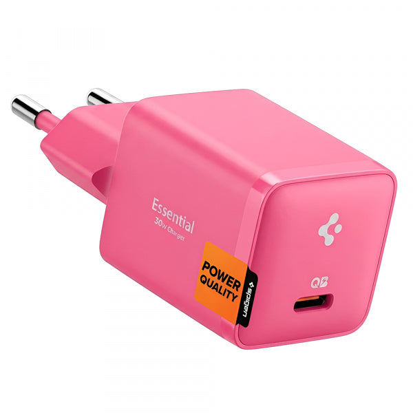 Spigen Wall Charger EE301EU Arcstation Essential, 30W, 3A, 1 x USB-C, Pink ACH10449