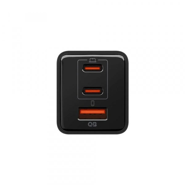 Spigen Wall Charger EE473EU Essential, 47W, 3A, 1 x USB-A - 2 x USB-C, Black ACH09465
