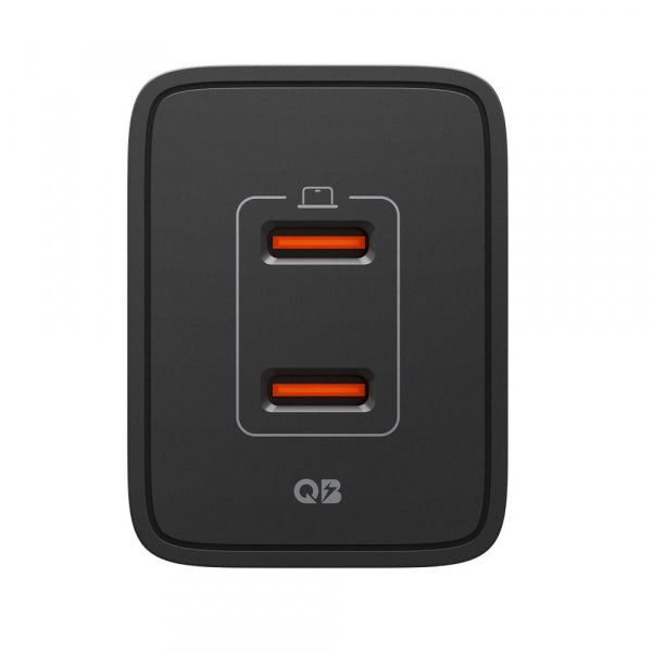 Spigen Wall Charger Essential, 47W, 3A, 2 x USB-C, Black ACH09457