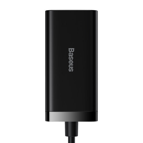Baseus Desktop Charger GaN3 Pro, 100W, 5A, 2 x USB-A - 2 x USB-C, Black CCGP000101