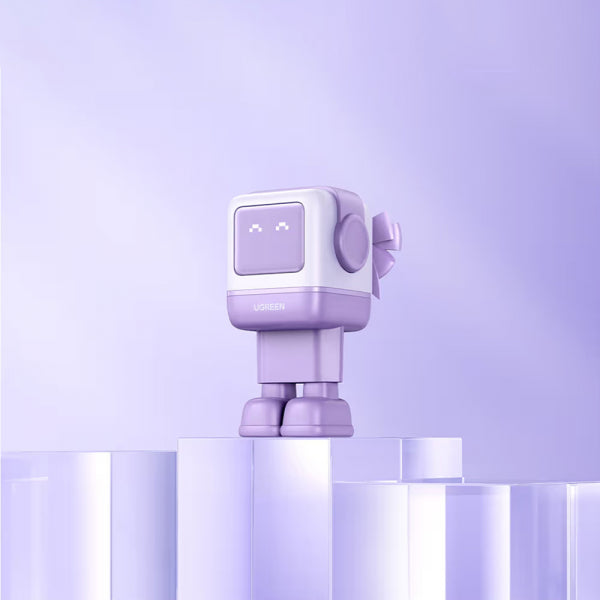 Ugreen Wall Charger CD361 Uno, 65W, 3.25A, 1 x USB-A - 2 x USB-C, Purple