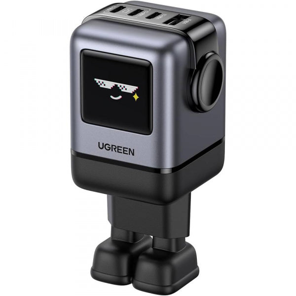 Ugreen Wall Charger X688 Uno, 100W, 5A, 1 x USB-A - 3 x USB-C, Black