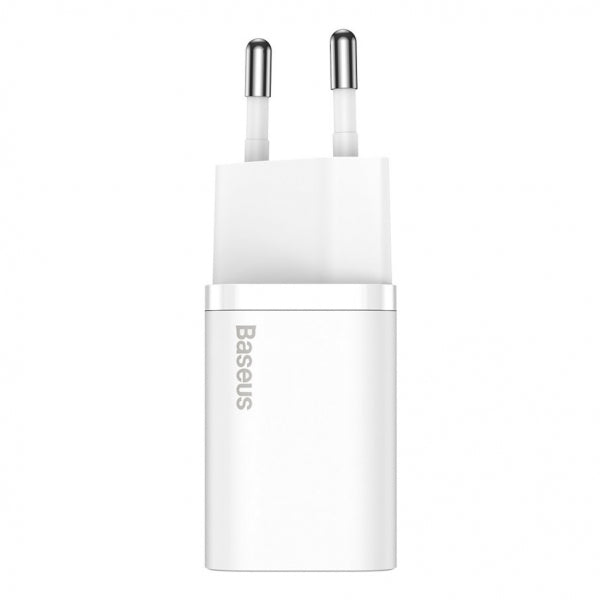Baseus Wall Charger Super Si, 25W, 3A, 1 x USB-C, White CCSP020102