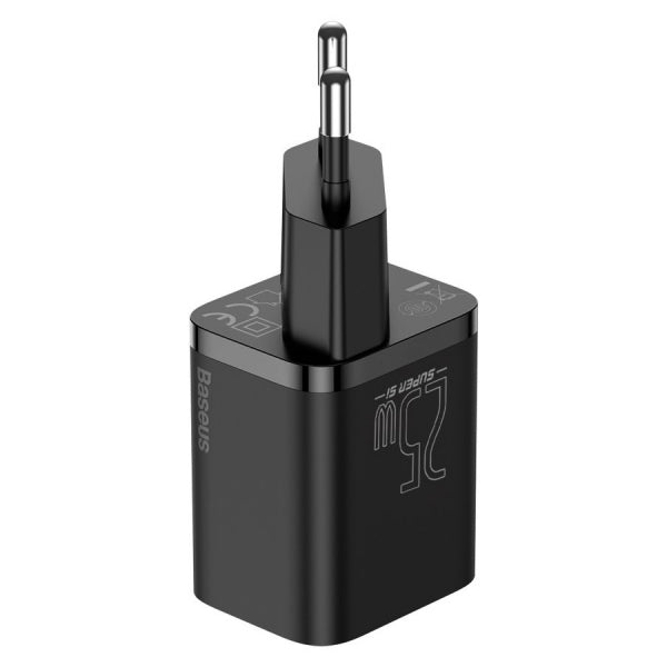 Baseus Wall Charger Super Si, 25W, 3A, 1 x USB-C, Black CCSP020101