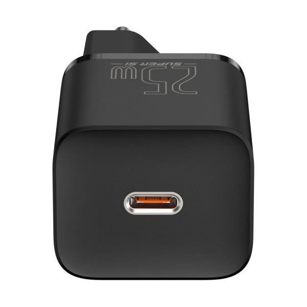 Baseus Wall Charger Super Si, 25W, 3A, 1 x USB-C, Black CCSP020101