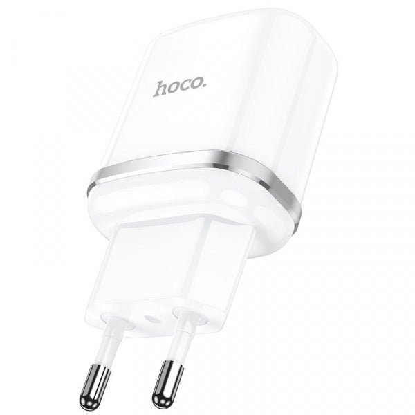 Hoco Wall Charger N3, 18W, 3A, 1 x USB-A, White