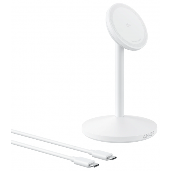 Anker Wireless Charger MagGo Stand, 15W, 1.67A, White A25X1H21