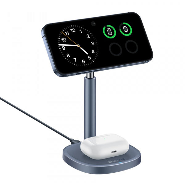 Baseus Wireless Charger Orbit 2 Pro 2in1, 20W, 1.67A, Grey P10273500813-00
