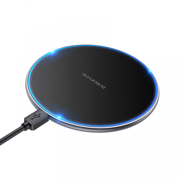 Borofone Wireless Charger BQ3 Pro, 15W, 1.67A, Black