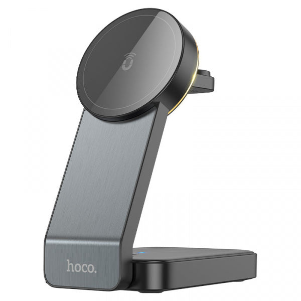 Hoco Wireless Charger CQ3 3in1, 15W, 1.67A, Black