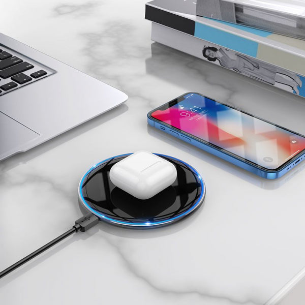 Hoco Wireless Charger CW6 Pro, 15W, 1.67A, Black