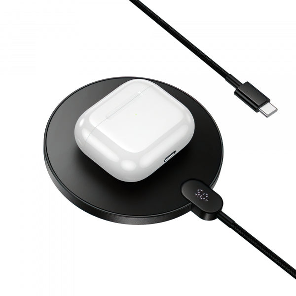 Hoco Wireless Charger CW62, 15W, 1.67A, Black