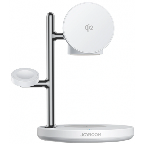 Joyroom Wireless Charger JR-W23 3in1, 15W, 1.67A, White