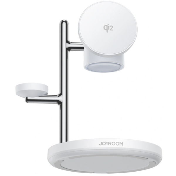 Joyroom Wireless Charger JR-W23 3in1, 15W, 1.67A, White