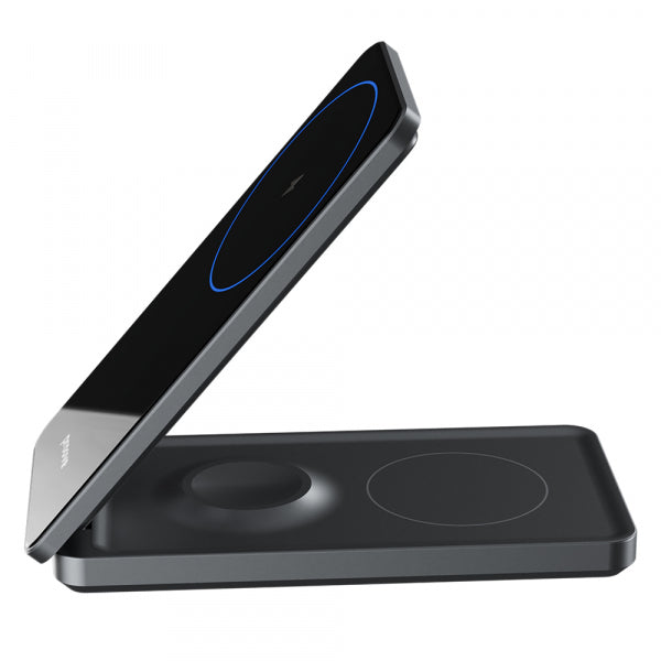 Proove Wireless Charger Metal Edge 3in1, 15W, 1.67A, Grey WSME15010003