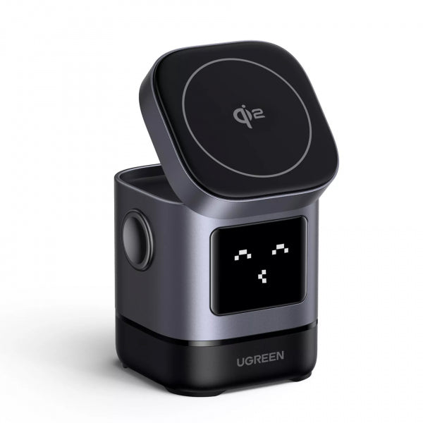 Ugreen Wireless Charger W709 Uno 2in1, 15W, 1.67A, Black