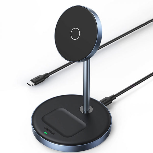 Ugreen Wireless Charger CD317 2in1, 20W, 1.67A, Black