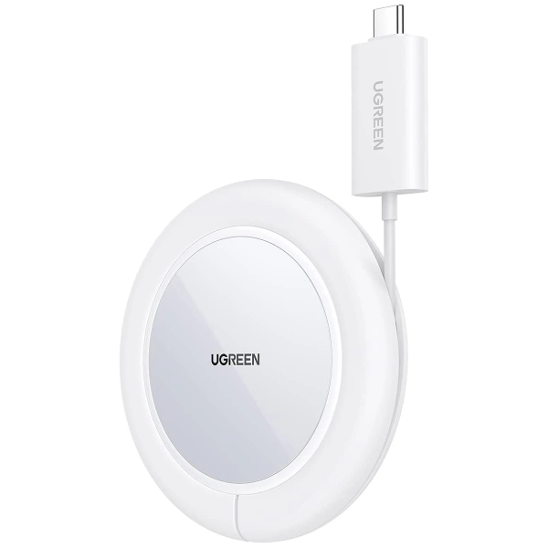 Ugreen Wireless Charger CD245 (40123), 15W, 1.67A, White