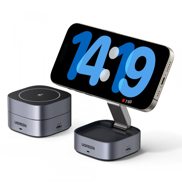 Ugreen Wireless Charger W526 3in1, 20W, 1.67A, 1 x USB-C, Black