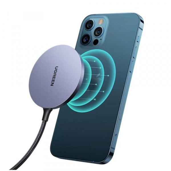 Ugreen Wireless Charger CD245, 15W, 1.67A, Grey