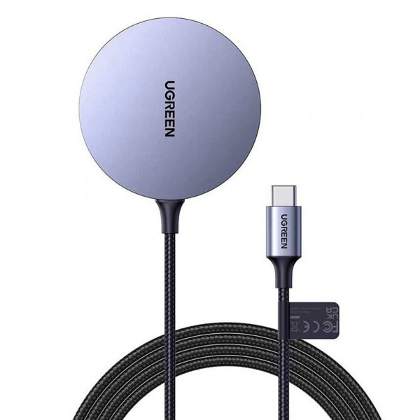 Ugreen Wireless Charger CD245, 15W, 1.67A, Grey