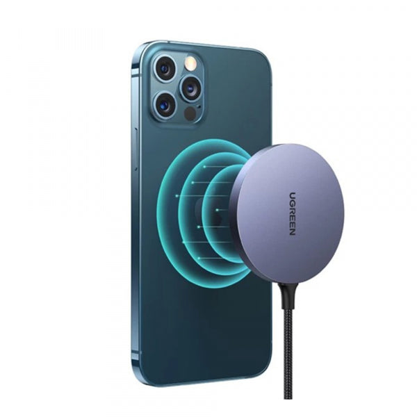 Ugreen Wireless Charger CD245, 15W, 1.67A, Grey