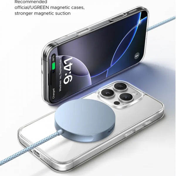 Ugreen Wireless Charger MagFlow, 25W, Blue