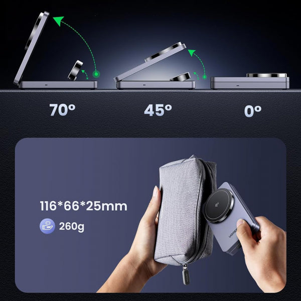 Ugreen Wireless Charger W707 3in1, 25W, 1.67A, Grey