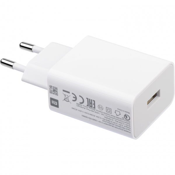 Xiaomi Wall Charger MDY-11EP, 22.5W, 3A, 1 x USB-A, White